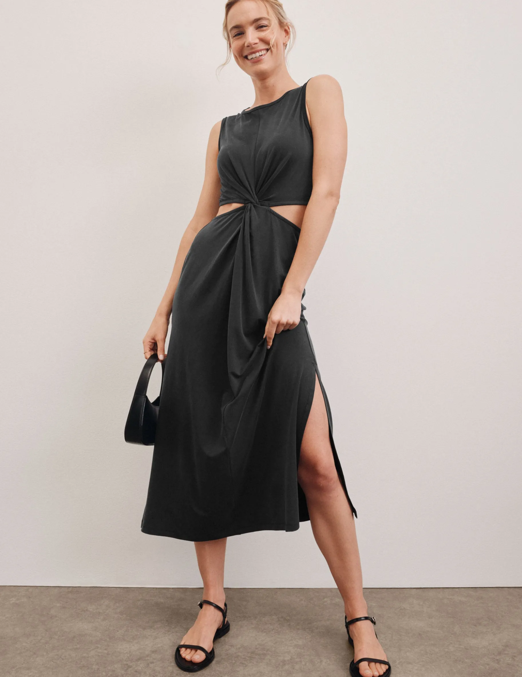 Around The World Front Twist Dress