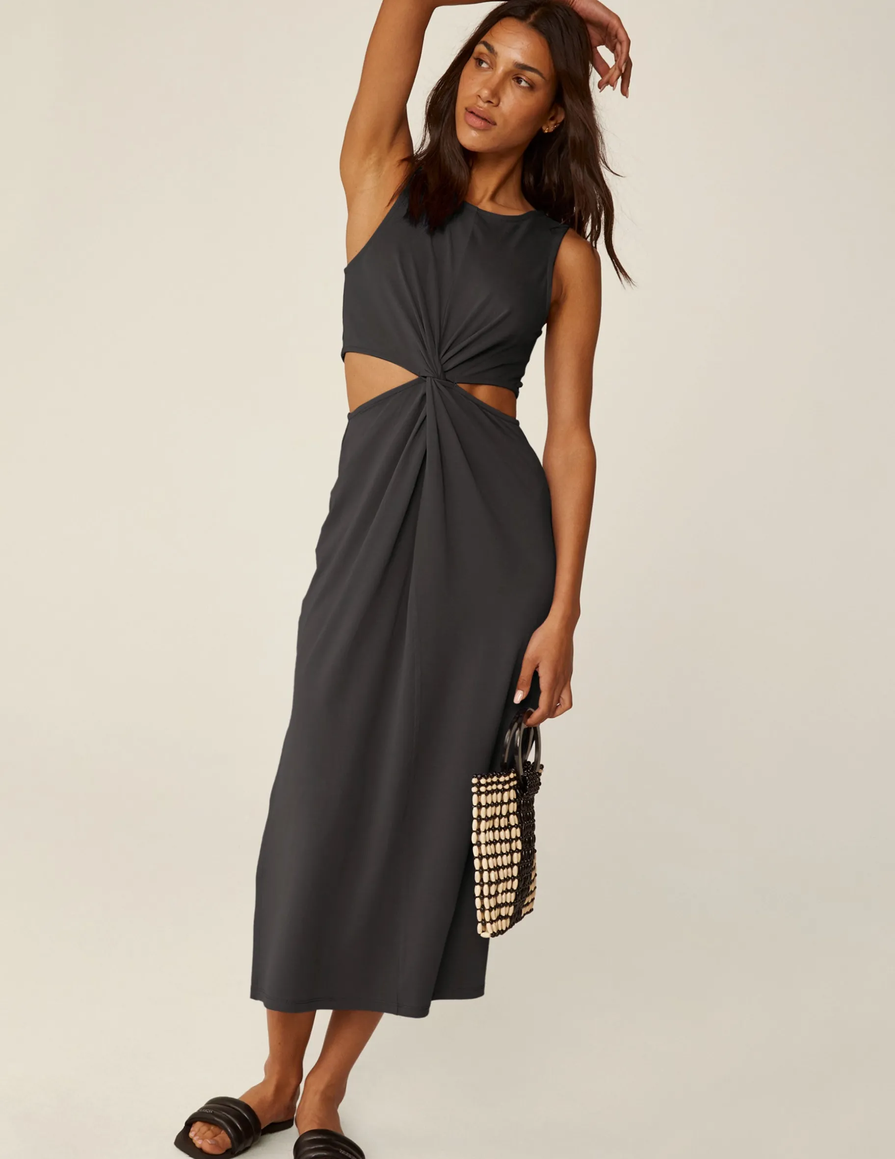 Around The World Front Twist Dress