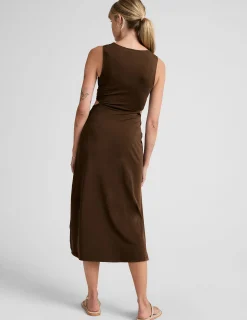 Around The World Front Twist Dress