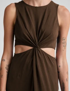 Around The World Front Twist Dress