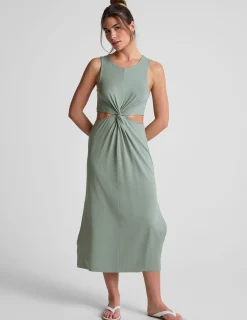 Around The World Front Twist Dress