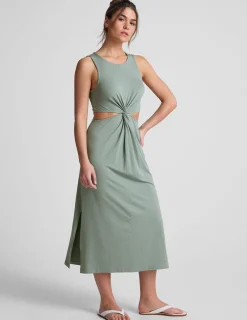 Around The World Front Twist Dress