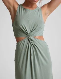 Around The World Front Twist Dress