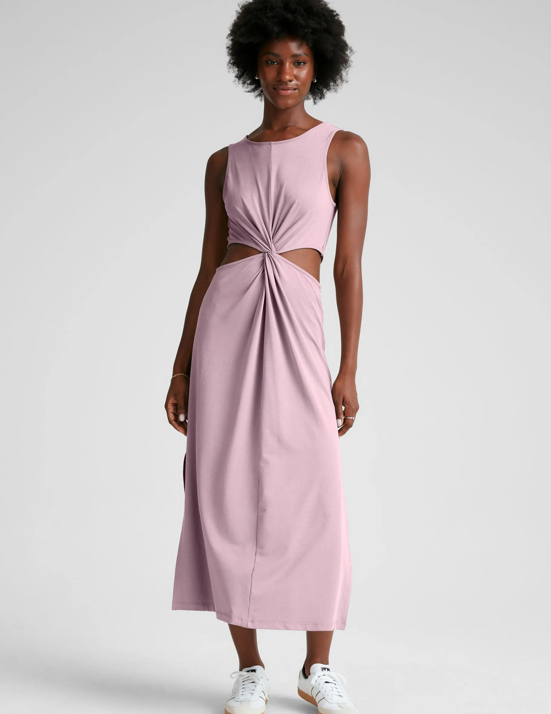 Around The World Front Twist Dress