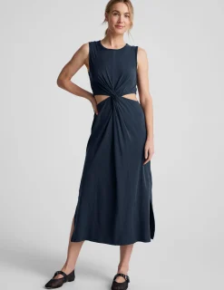Around The World Front Twist Dress
