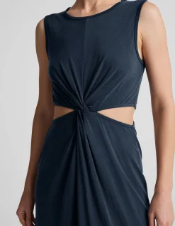 Around The World Front Twist Dress