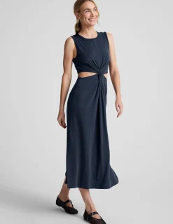 Around The World Front Twist Dress