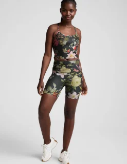Botanical Garden SoftMark Slim Racerback Cropped Tank
