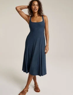 Featherweight At The Ready Square Neck Dress