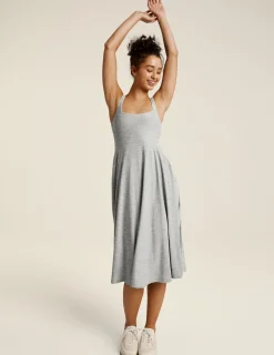 Featherweight At The Ready Square Neck Dress