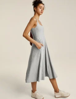 Featherweight At The Ready Square Neck Dress