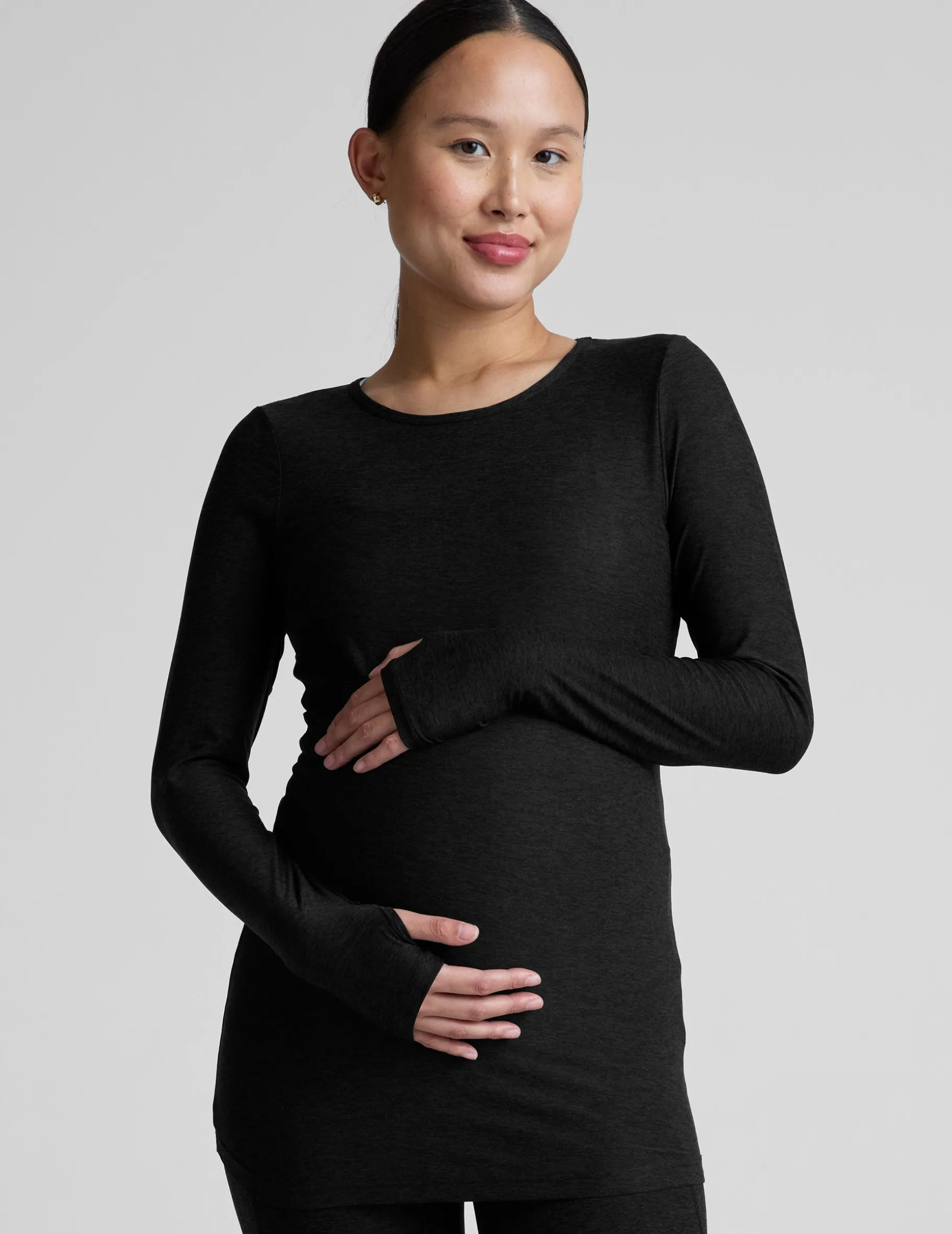 Featherweight Count On Me Maternity Crew Pullover