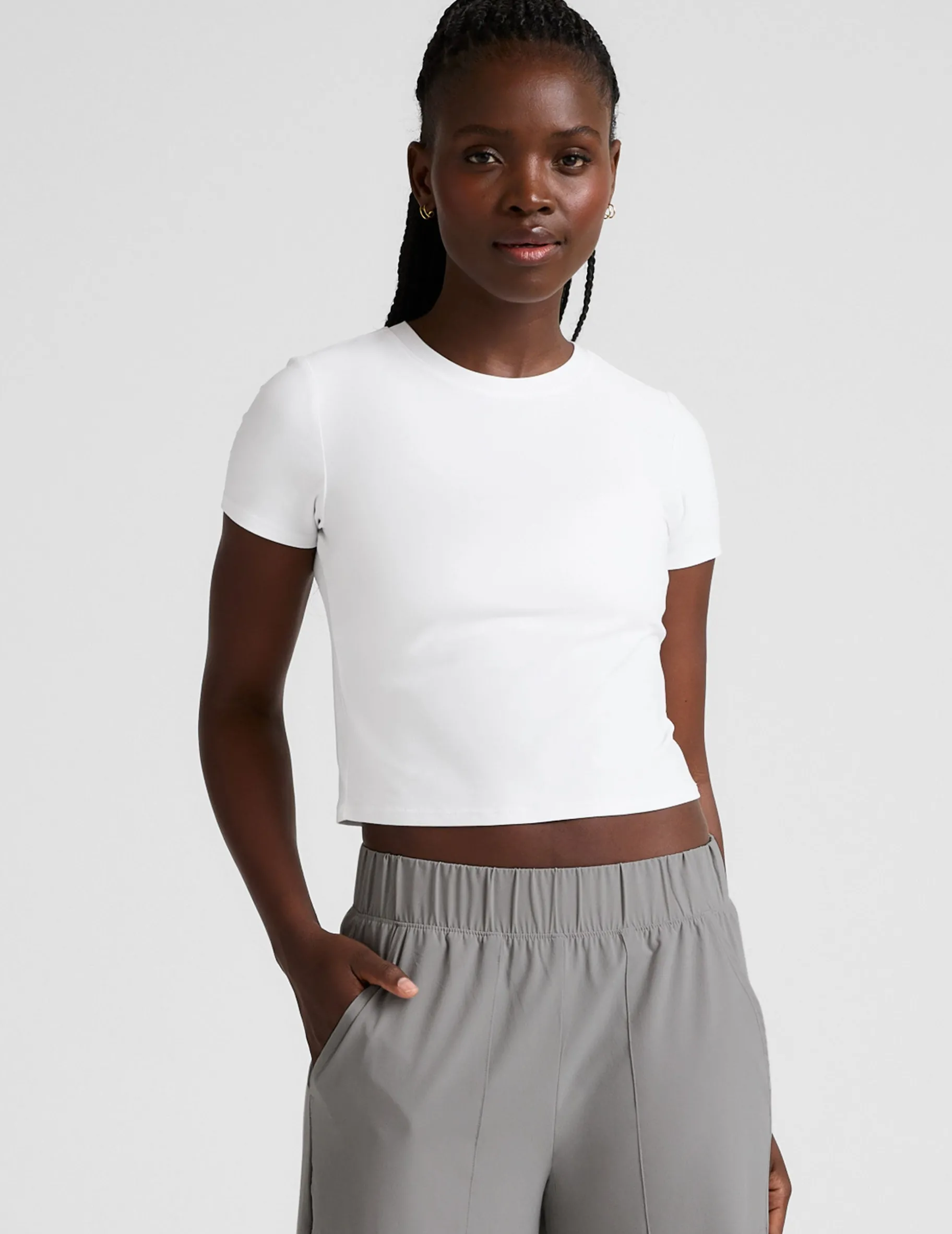 Featherweight Cropped Tee