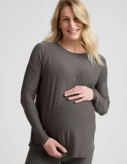 Featherweight Feels Like Home Long Sleeve Maternity Top
