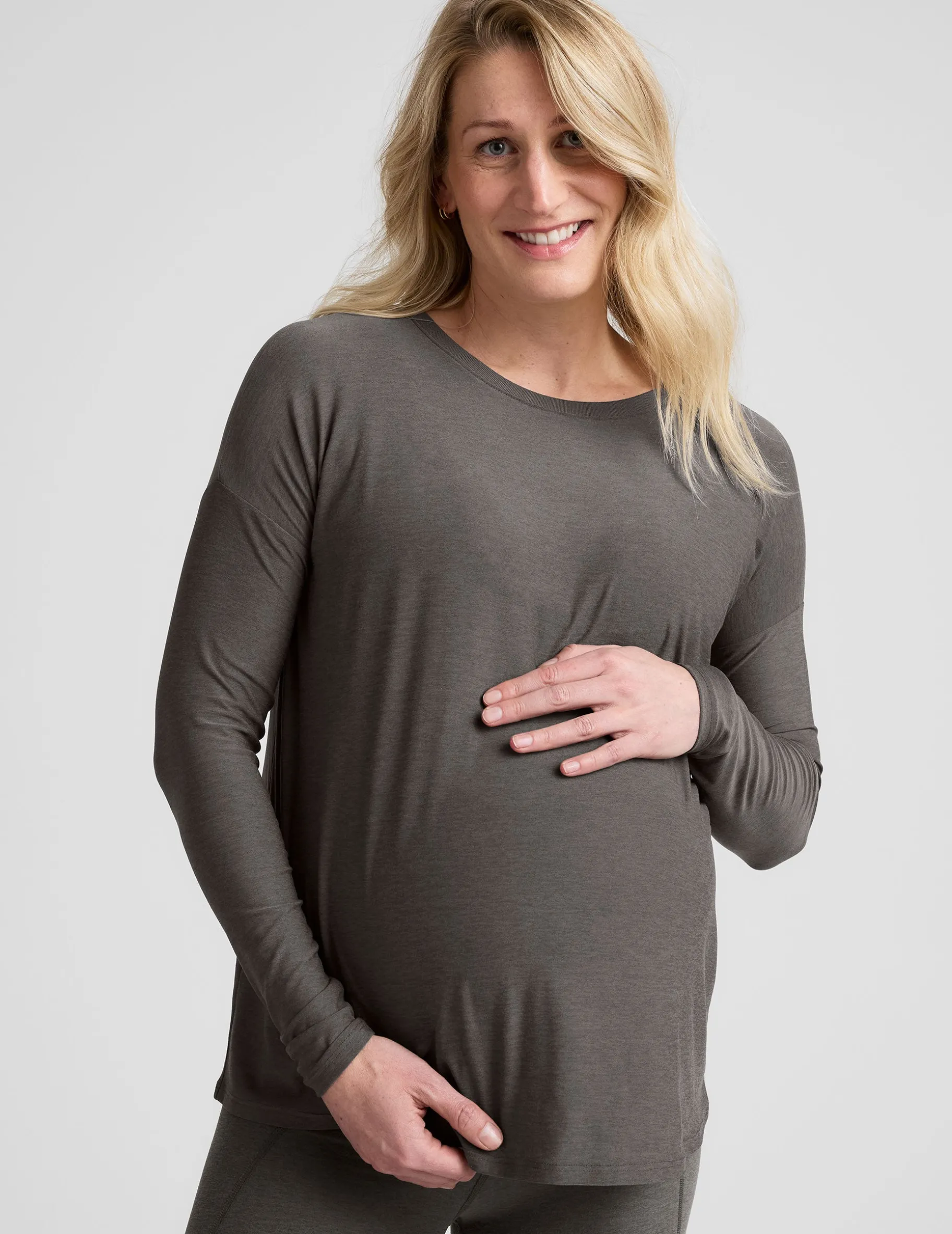 Featherweight Feels Like Home Long Sleeve Maternity Top