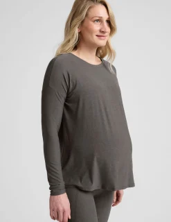 Featherweight Feels Like Home Long Sleeve Maternity Top
