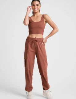 Impulse Ribbed Cropped Tank
