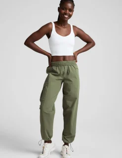 Impulse Ribbed Cropped Tank
