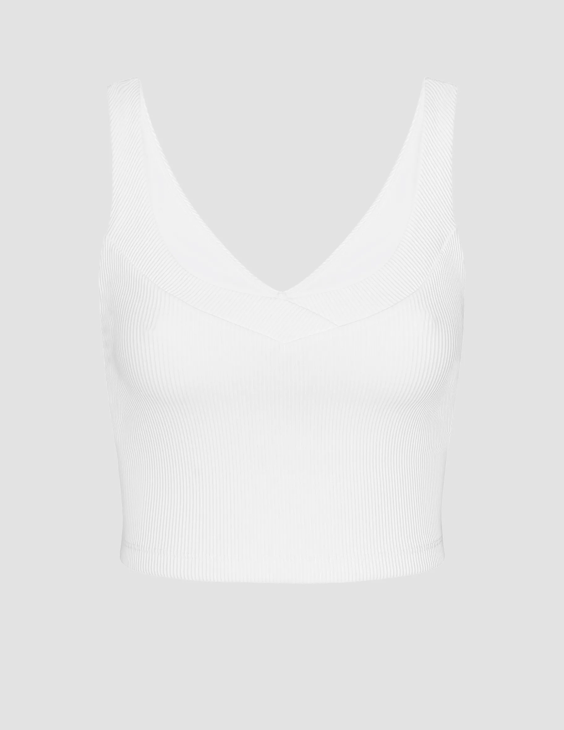 Impulse Ribbed Cropped Tank