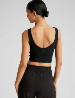 Impulse Ribbed Cropped Tank