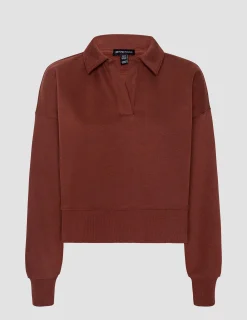 LuxeFleece Collared Sweatshirt
