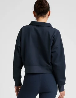 LuxeFleece Collared Sweatshirt