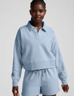 LuxeFleece Collared Sweatshirt