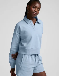 LuxeFleece Collared Sweatshirt