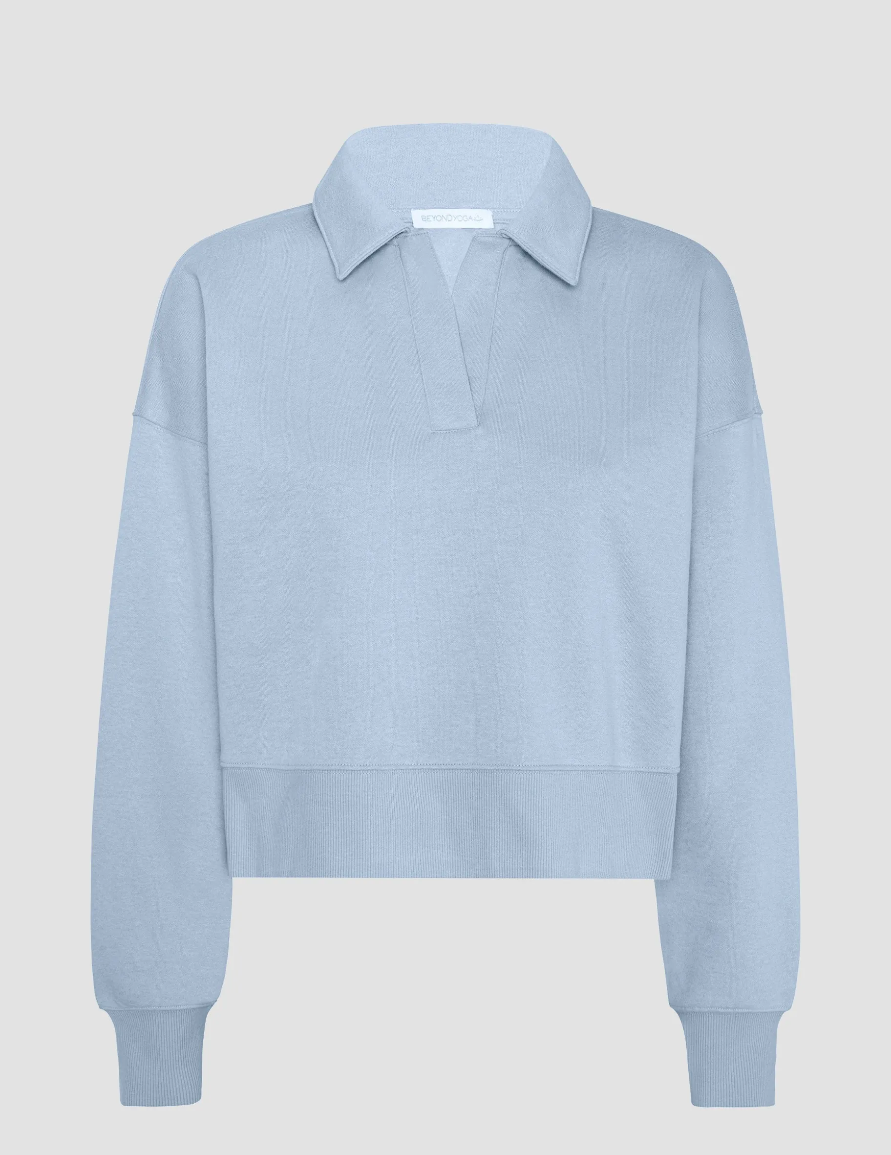 LuxeFleece Collared Sweatshirt
