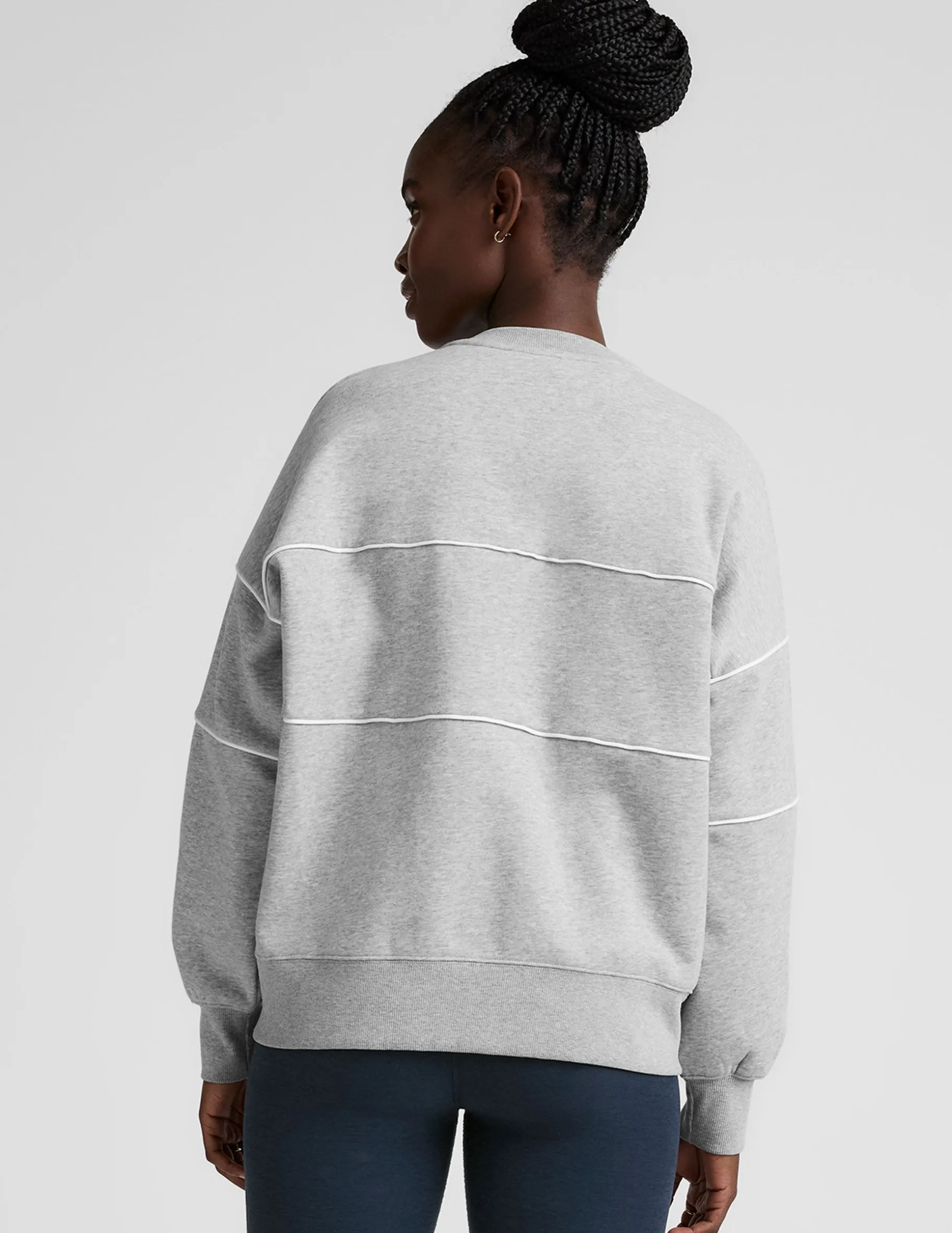 LuxeFleece Piper Oversized Sweatshirt