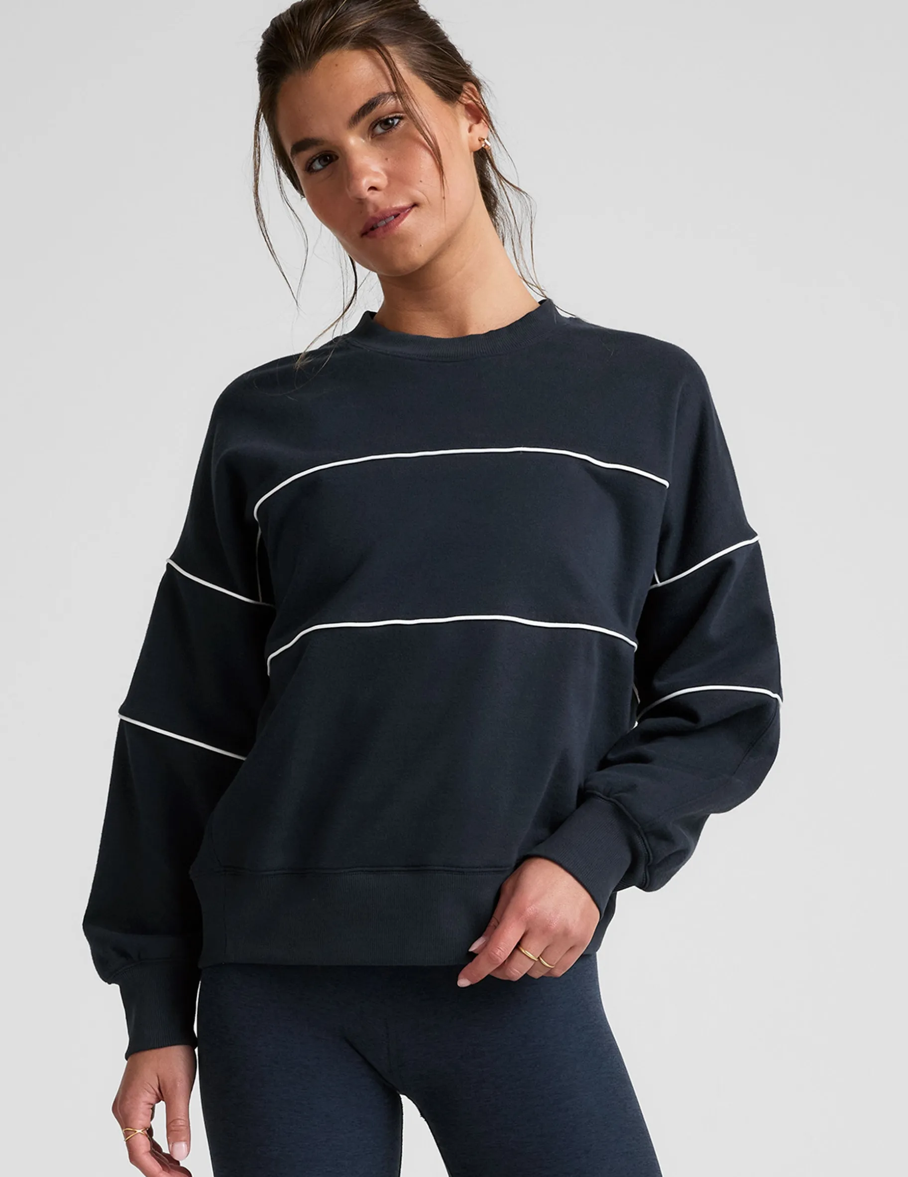 LuxeFleece Piper Oversized Sweatshirt