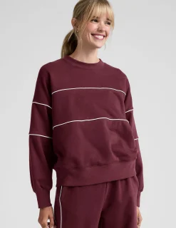 LuxeFleece Piper Oversized Sweatshirt