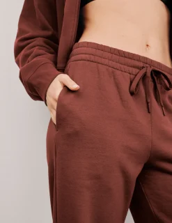 LuxeFleece Side Slit Wide Leg Pant