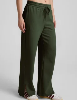 LuxeFleece Side Slit Wide Leg Pant