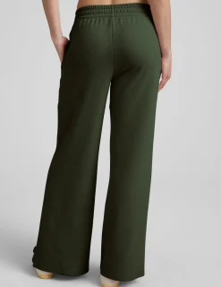 LuxeFleece Side Slit Wide Leg Pant