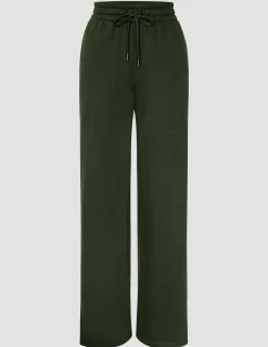 LuxeFleece Side Slit Wide Leg Pant