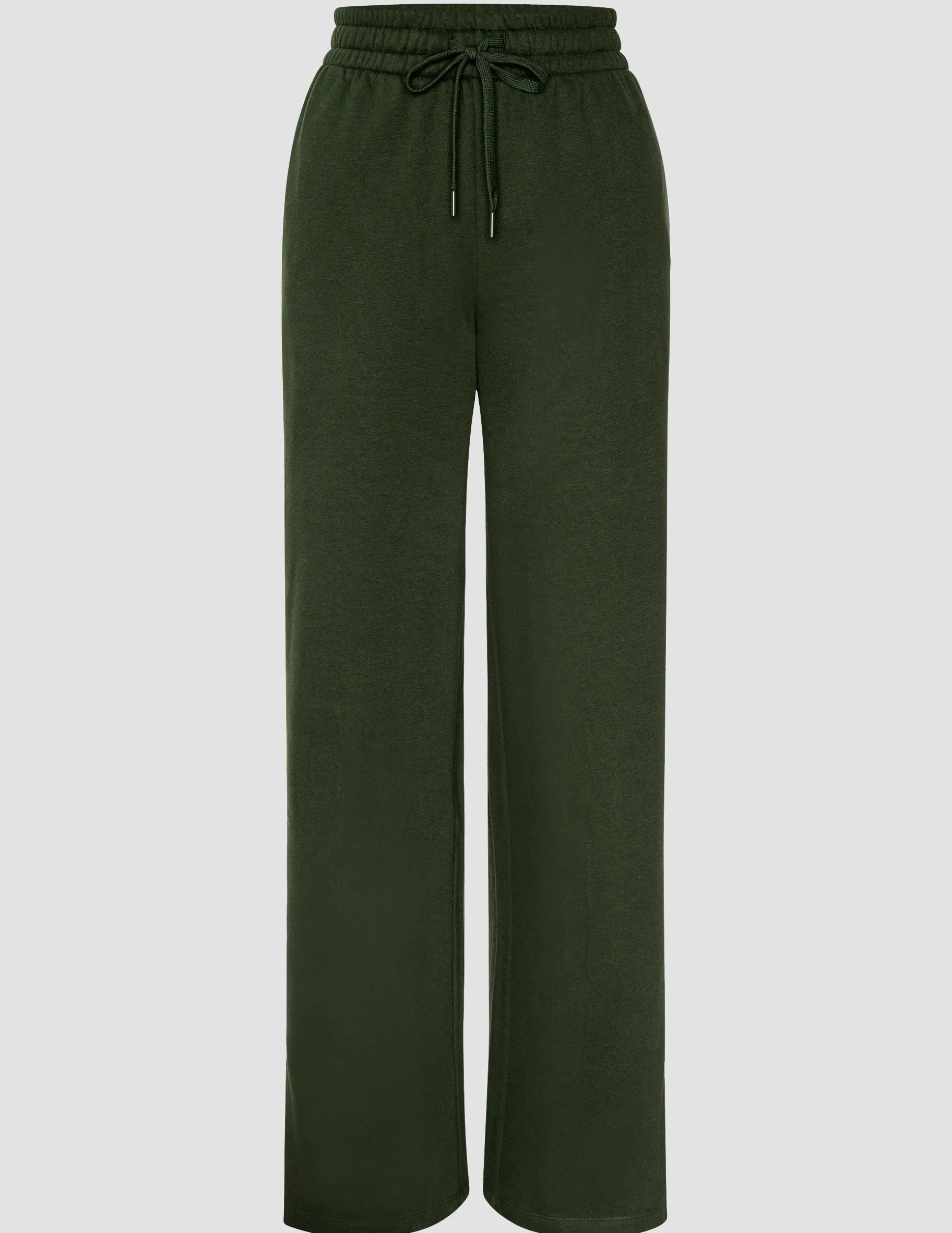 LuxeFleece Side Slit Wide Leg Pant