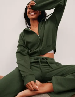 LuxeFleece Zip Up Hoodie