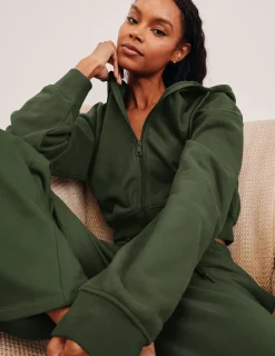 LuxeFleece Zip Up Hoodie