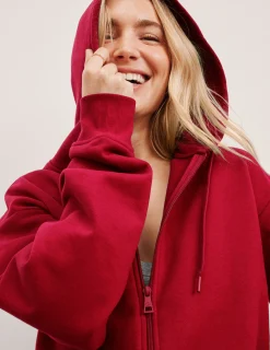 LuxeFleece Zip Up Hoodie