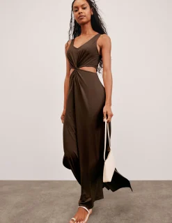 Maxi Around The World Front Twist Dress