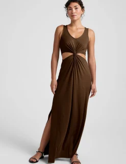 Maxi Around The World Front Twist Dress