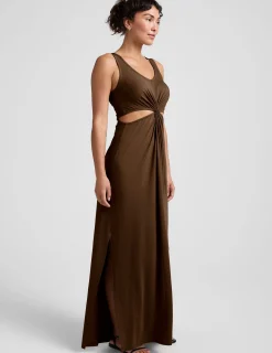 Maxi Around The World Front Twist Dress