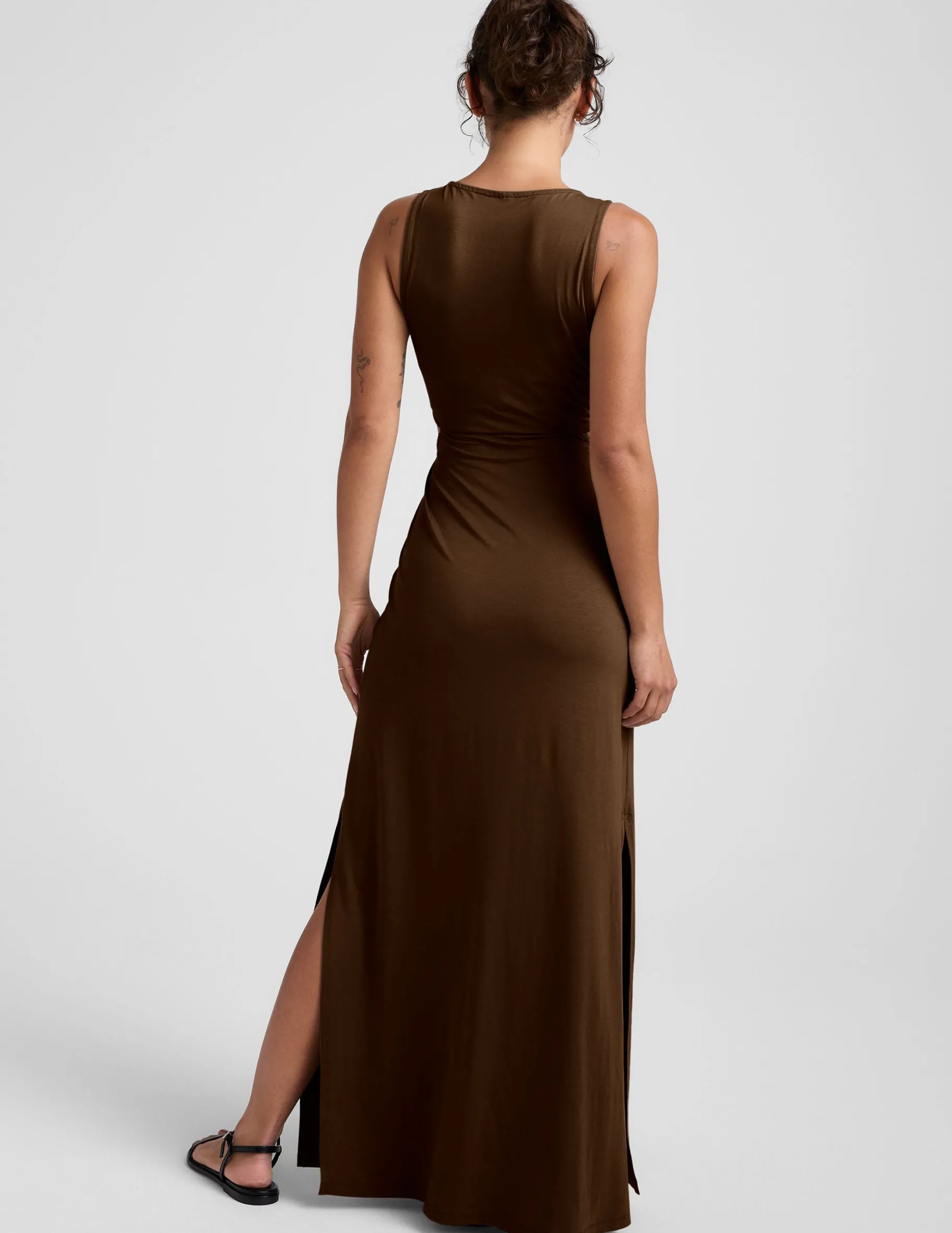 Maxi Around The World Front Twist Dress