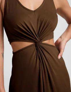 Maxi Around The World Front Twist Dress
