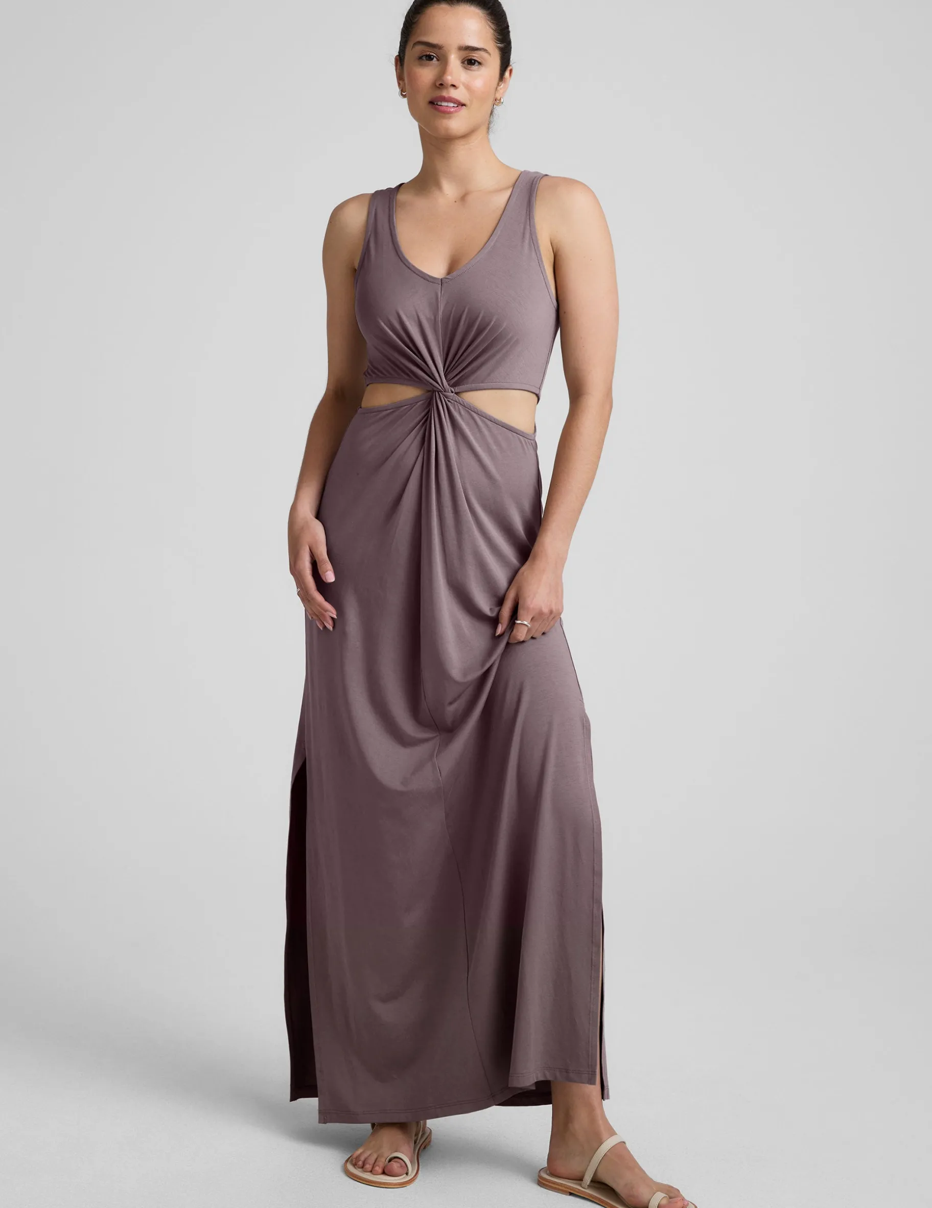 Maxi Around The World Front Twist Dress