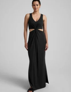 Maxi Around The World Front Twist Dress