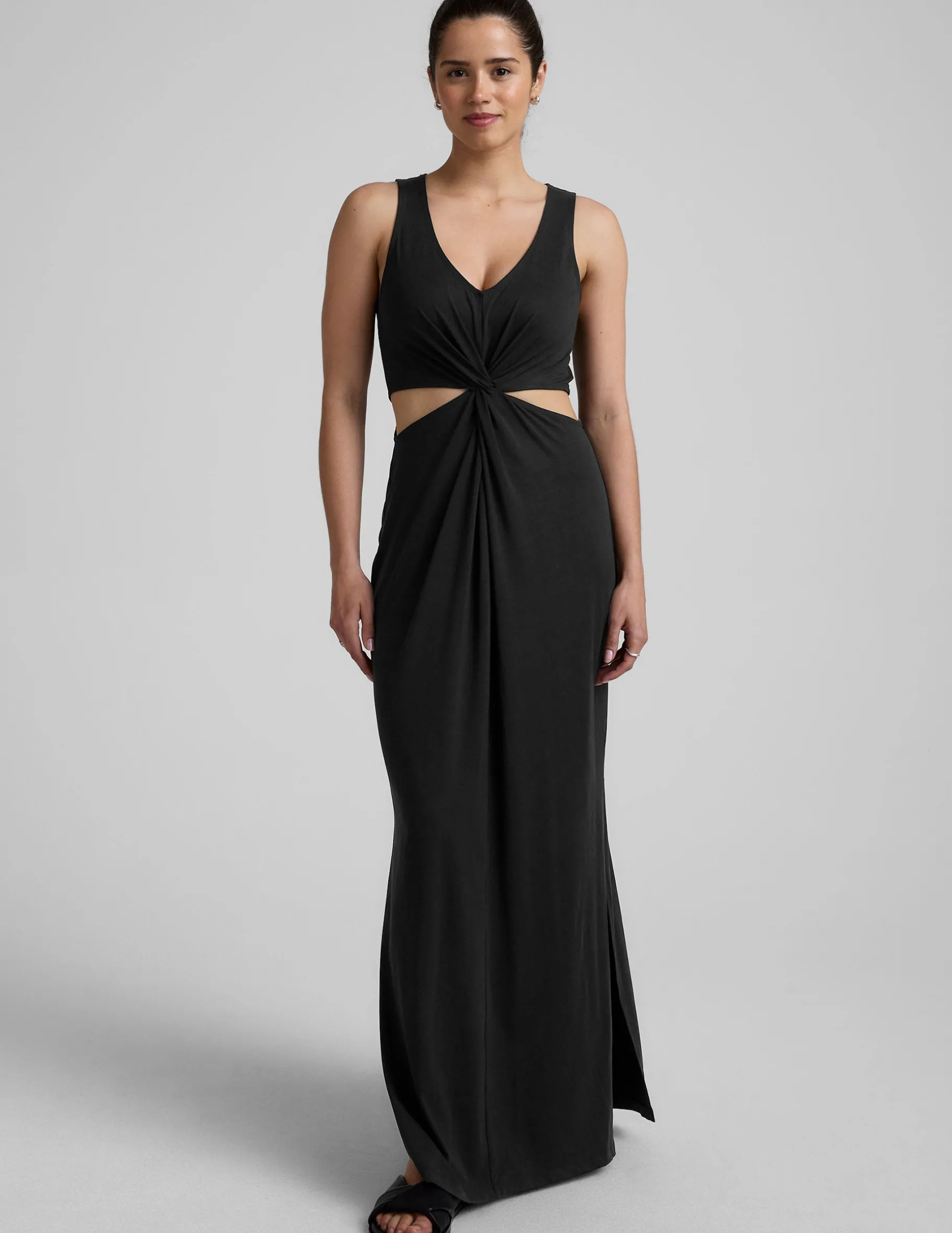 Maxi Around The World Front Twist Dress