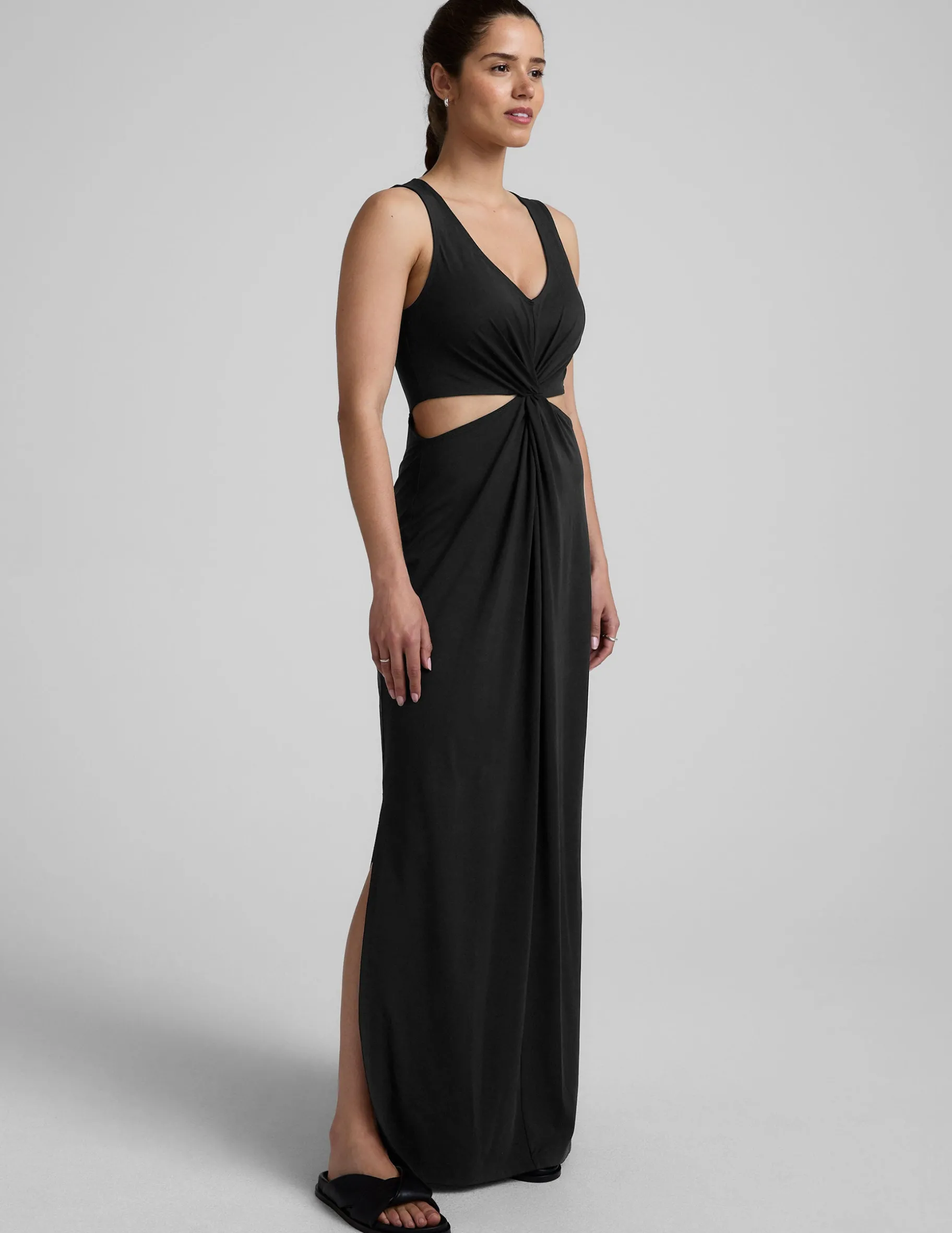 Maxi Around The World Front Twist Dress
