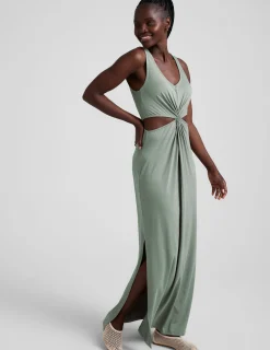 Maxi Around The World Front Twist Dress